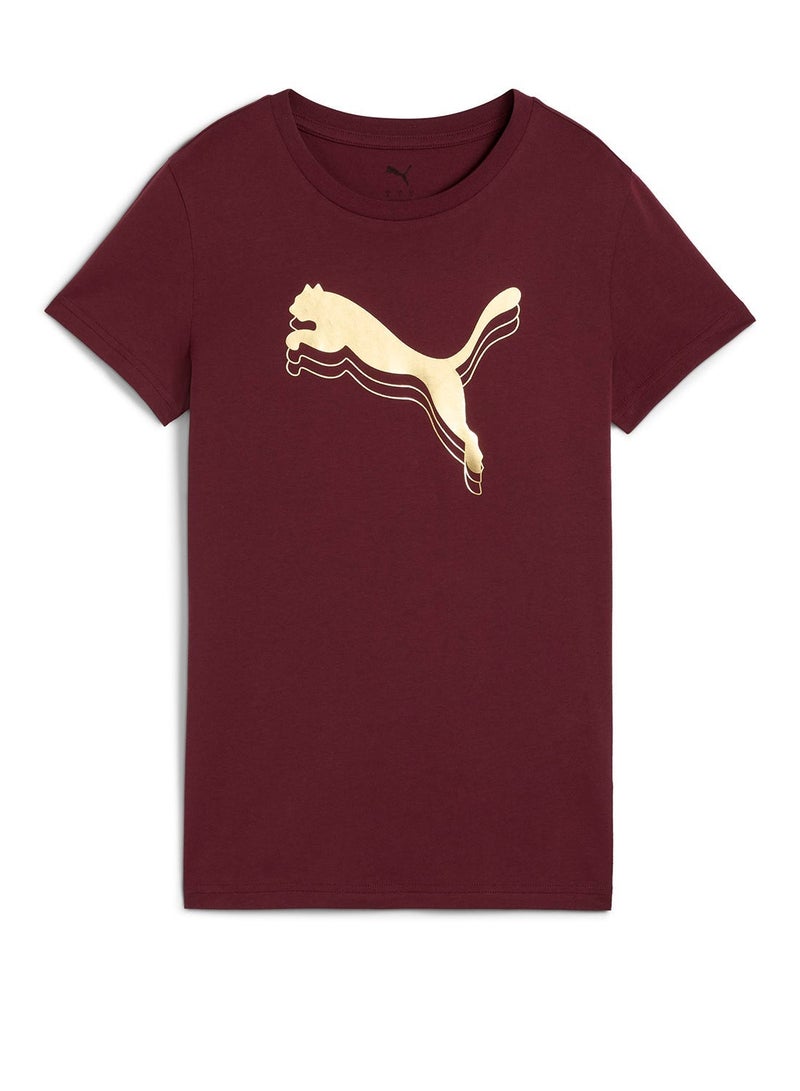 PUMA Essential Logo Metallic T-Shirt - Image 4